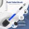 Silicone Toilet Brush Holder Set Refillable Handle Dispenser Toilet Cleaning Brush Bathroom Accesso 2