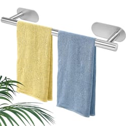 drillless bathroom towel rack, stainless bathroom towel hanger, retractable adhesive towel holder rail for bathroom