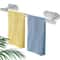 Drillless Bathroom Towel Rack Stainless Bathroom Towel Hanger Retractable Adhesive Towel Holder Rai