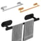 Wall Hanging Towel Holder, Stainless Steel Self Adhesive Towel Rack for Bathroom, Kitchen