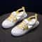 Womens White Casual Shoes, Fish-mouth Sandals, Metal Decorative Transparent Mesh Shoes, Large Zapatos Para Mujer