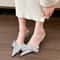 New Street Style Butterfly-Knot Pumps, Sexy Pointed Toe Thin Heels, Slingbacks for Women