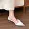 New Street Style Butterfly-Knot Pumps, Sexy Pointed Toe Thin Heels, Slingbacks for Women