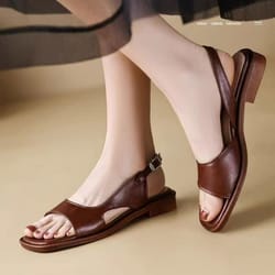 summer fashionable versatile women shoes fashion new retro square head women shoes thick heel open toe sandals female