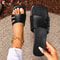 Summer Womens Solid Color Slide Sandals Lightweight Square Open Toe Slip On Shoes Casual Flat Shoes 7