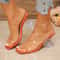 Transparent Heels Slippers Women Summer Slip On High Heeled Party Shoes Sexy Open Toe Square Toe Sh 10