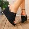 Women Wedges Sandals, Summer High Heels Platform Shoes, Comfortable Beach Slides