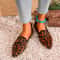 Fashion Loafers Flats For Women Leopard Pointed Toe Casual Shoes Comfortable Walking WearResisting 2