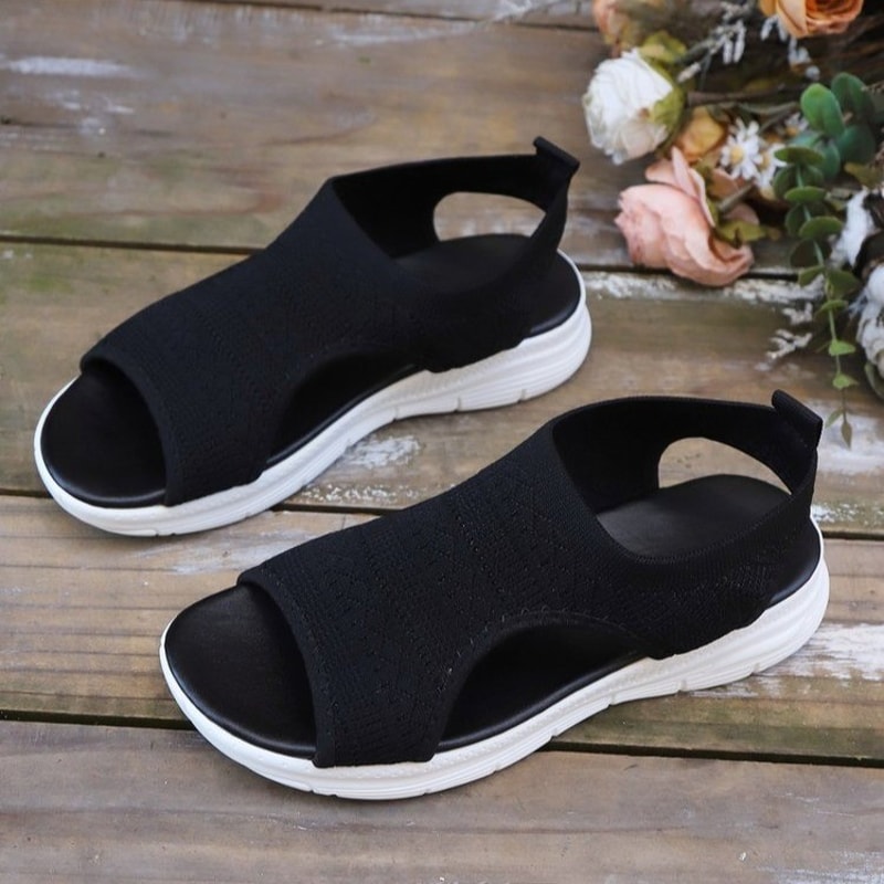 Womens Shoes Summer Comfortable Casual Sports Sandals, Women's Beach Wedge Sandals