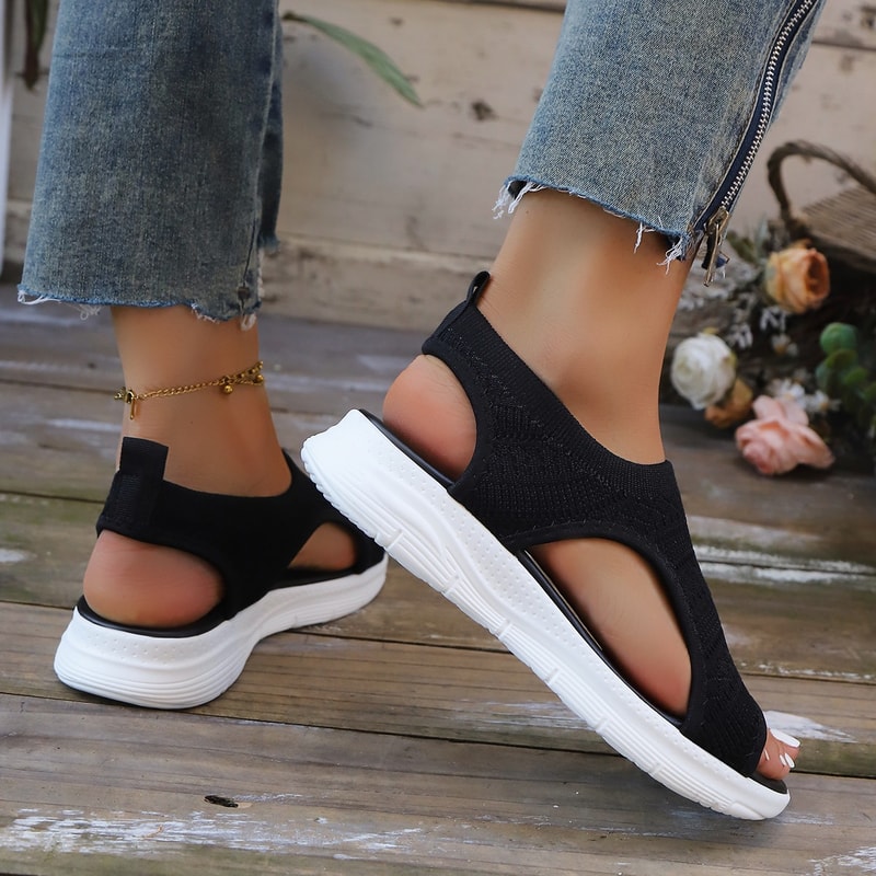 Womens Shoes Summer Comfortable Casual Sports Sandals, Women's Beach Wedge Sandals