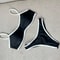 Sexy Bikini Women Swimsuit, Female Swimwear, Bandeau Biquini Thong Bathing Suit, Shiny Swimming Suits Halter Bodysuit