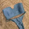Bandage Stripe Brazilian Bikini Swimwear Women's Sexy Two Piece Set