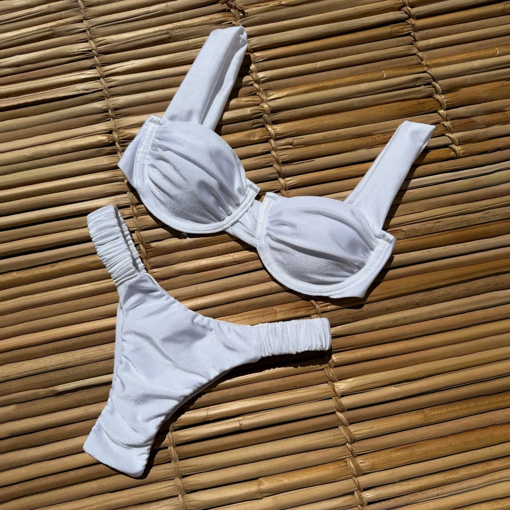 Sexy Brazilian Bikini Set, Low Waist Solid Printed Women Swimwear, Push Up Bikinis Swimsuit for Female