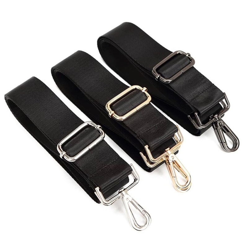 Fashion Black Nylon Shoulder Bag Strap Adjustable Detachable Belt For Messenger Bags Handbag Replac 0