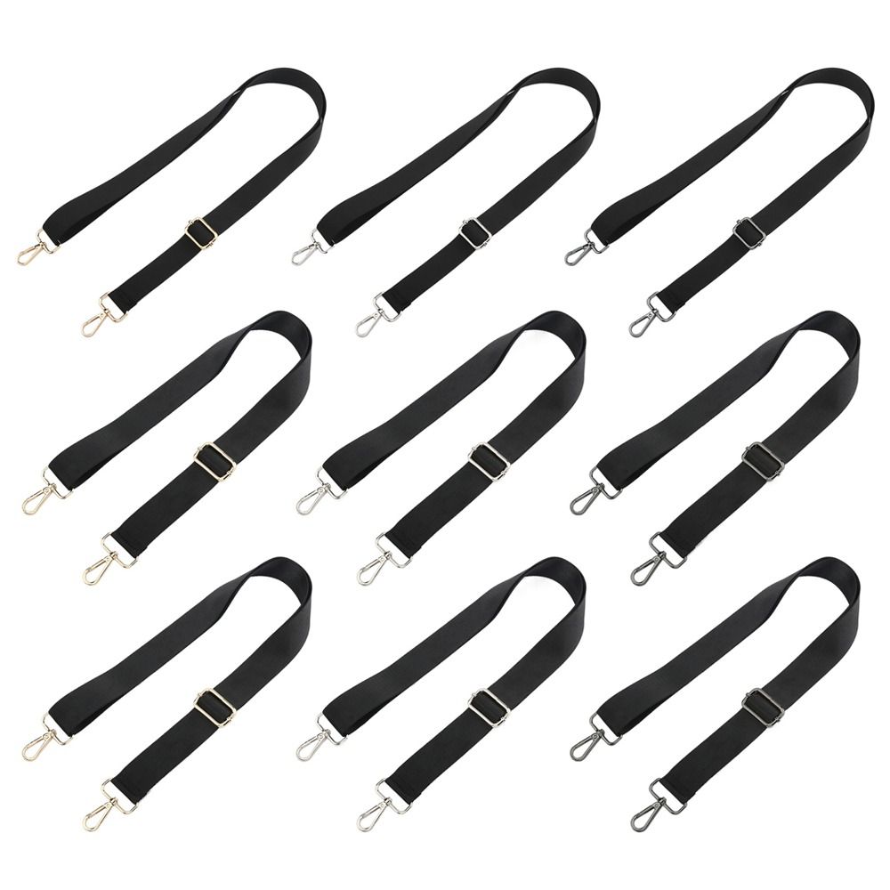 Fashion Black Nylon Shoulder Bag Strap Adjustable Detachable Belt For Messenger Bags Handbag Replac 1