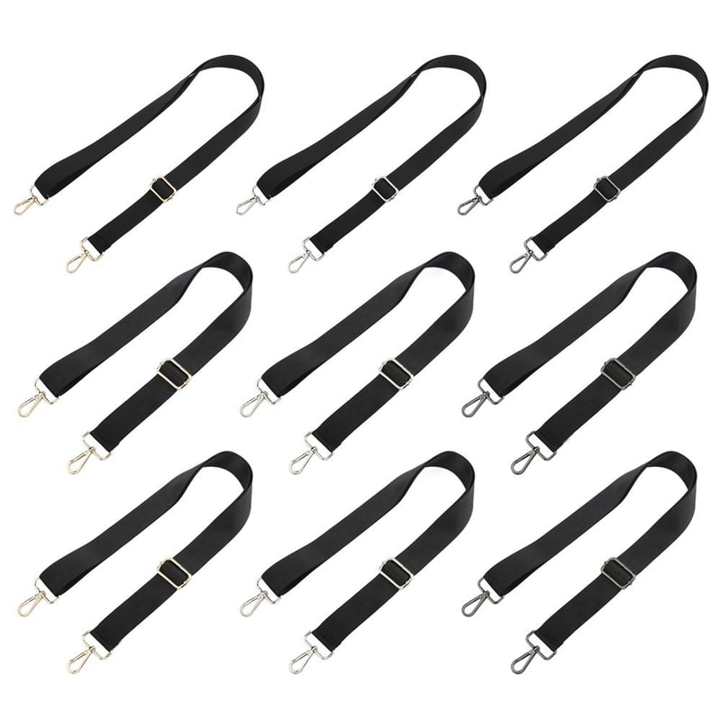 Fashion Black Nylon Shoulder Bag Strap Adjustable Detachable Belt For Messenger Bags Handbag Replac 1