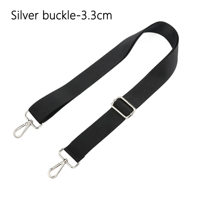 Fashion Black Nylon Shoulder Bag Strap Adjustable Detachable Belt For Messenger Bags Handbag Replac 9