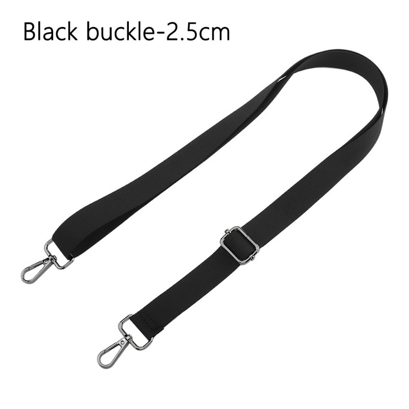 Fashion Black Nylon Shoulder Bag Strap Adjustable Detachable Belt For Messenger Bags Handbag Replac 8