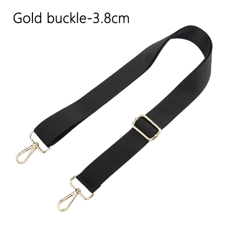 Fashion Black Nylon Shoulder Bag Strap Adjustable Detachable Belt For Messenger Bags Handbag Replac 12
