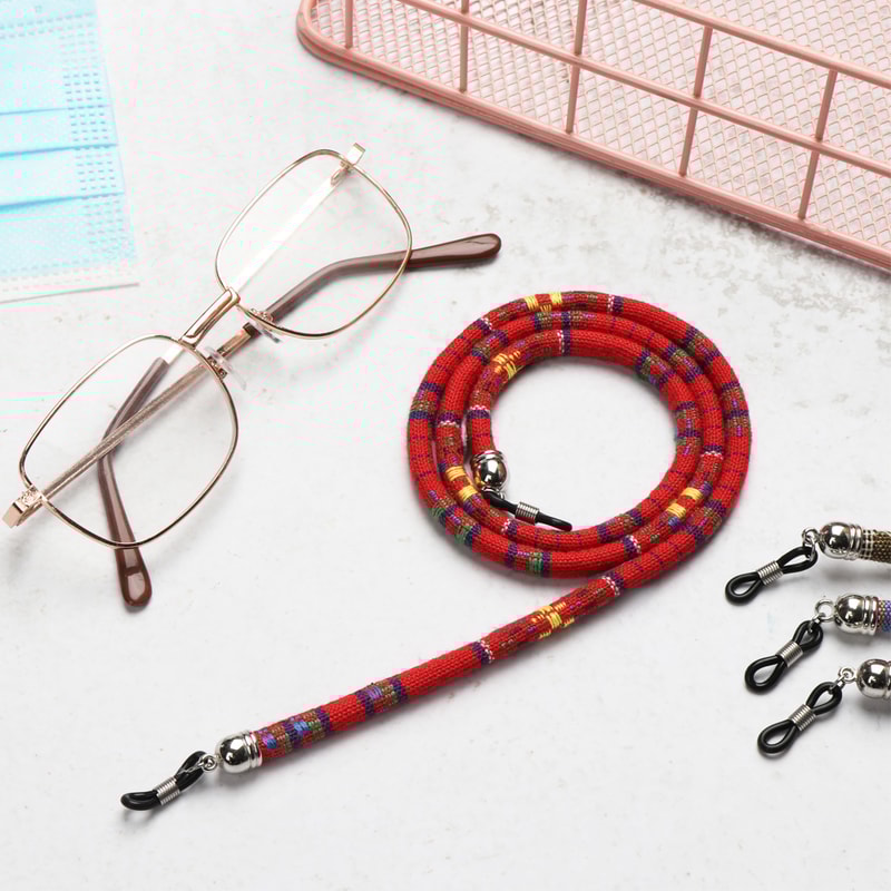 Colorful Acrylic Beads Glasses Chain Reading Glasses Cord Holder AntiLost Rope For Eyewear Accessor 1