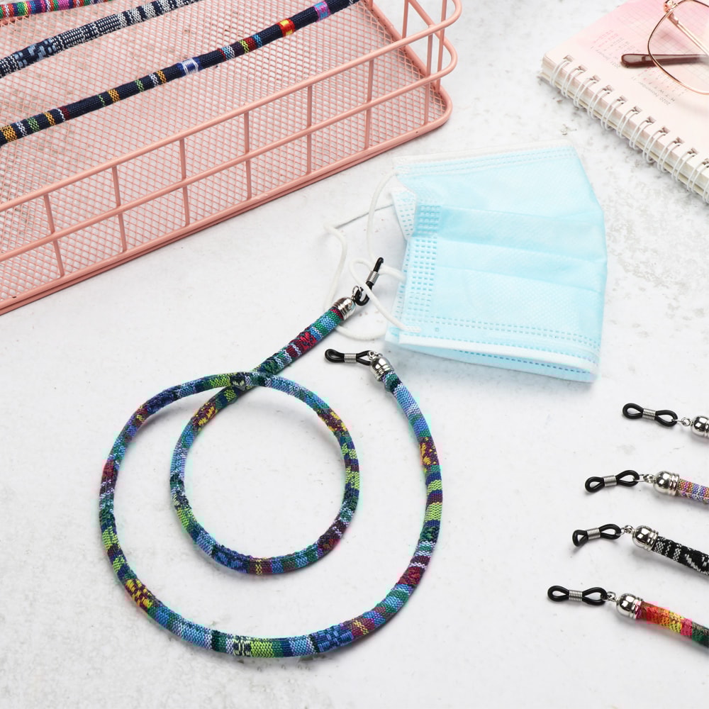 Colorful Acrylic Beads Glasses Chain Reading Glasses Cord Holder AntiLost Rope For Eyewear Accessor 2