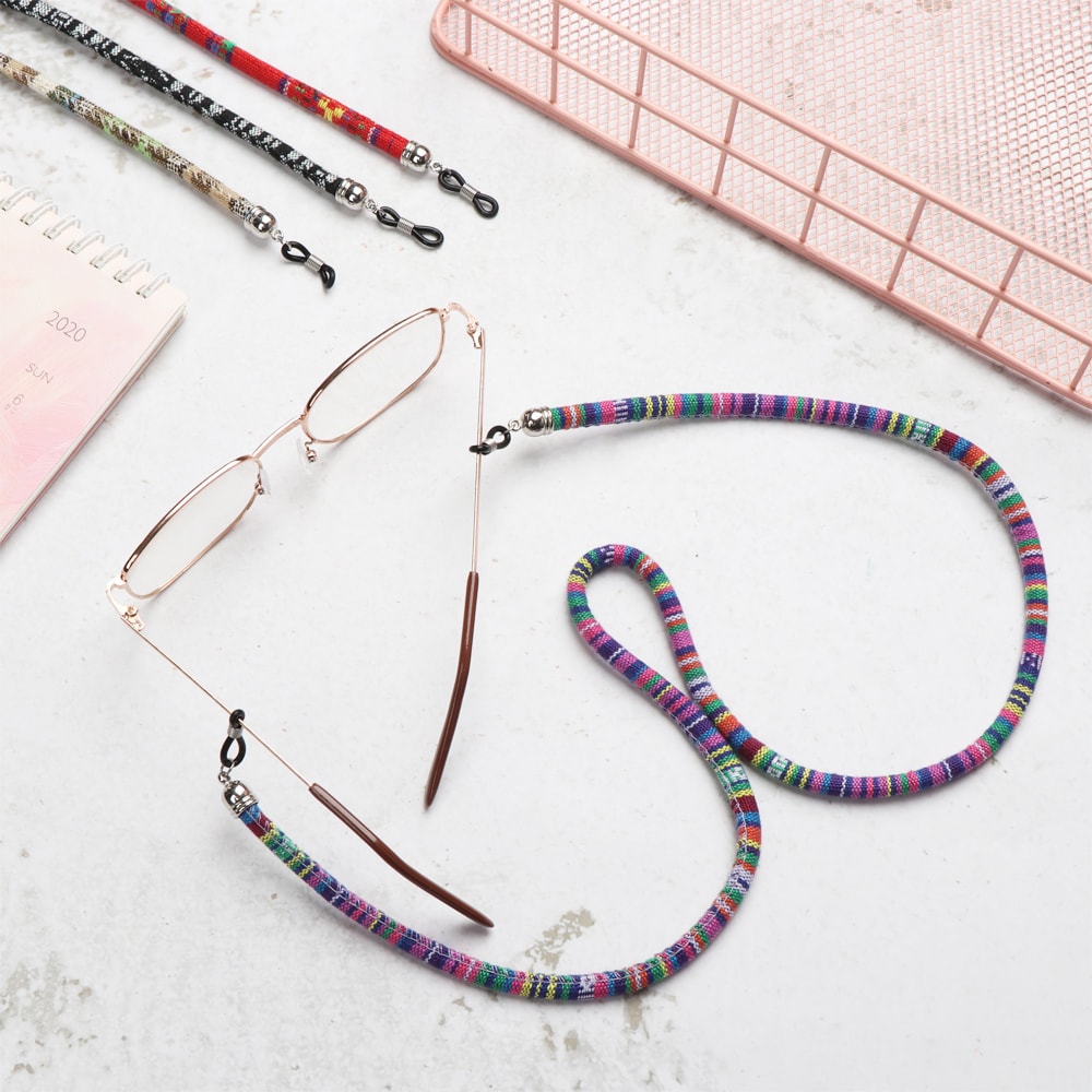 Colorful Acrylic Beads Glasses Chain Reading Glasses Cord Holder AntiLost Rope For Eyewear Accessor 3