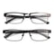Titanium Alloy Reading Glasses for Men, Non-Spherical Lenses, Retro Prescription Eyeglasses, Coated