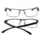 Titanium Alloy Reading Glasses for Men, Non-Spherical Lenses, Retro Prescription Eyeglasses, Coated