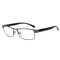 Titanium Alloy Reading Glasses for Men, Non-Spherical Lenses, Retro Prescription Eyeglasses, Coated