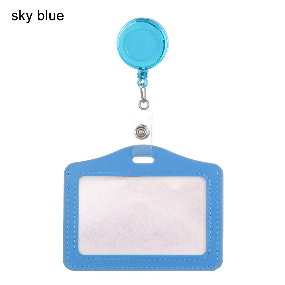 Unisex Work Card Holders With Lanyard PU Bank Card Name Credit Card Holders Card Bus ID Holders Identity Badge With Neck Strap