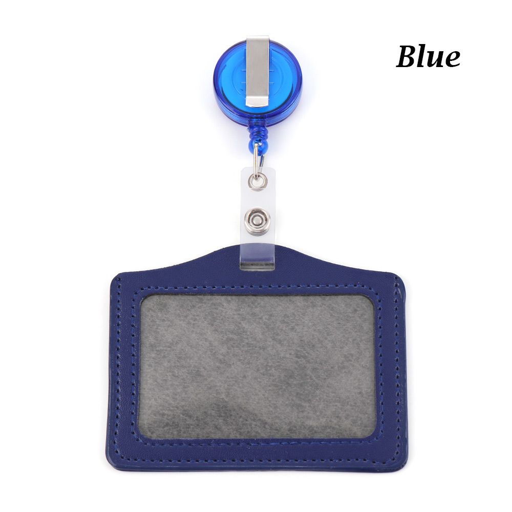 Unisex Work Card Holders With Lanyard PU Bank Card Name Credit Card Holders Card Bus ID Holders Identity Badge With Neck Strap