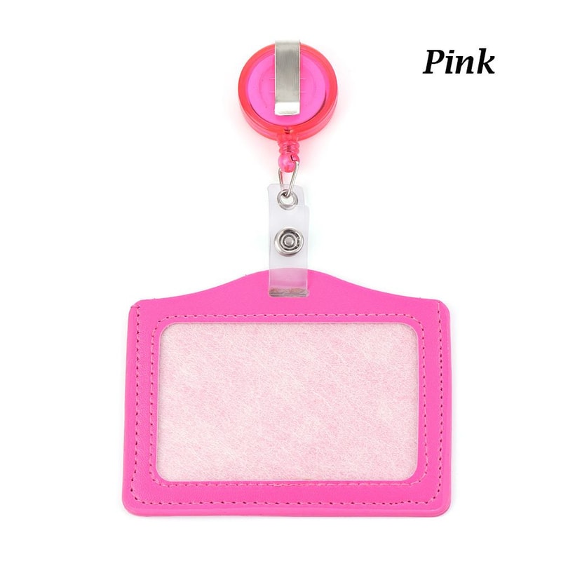 Unisex Work Card Holders With Lanyard PU Bank Card Name Credit Card Holders Card Bus ID Holders Identity Badge With Neck Strap
