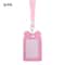 Unisex Work Card Holders With Lanyard PU Bank Card Name Credit Card Holders Card Bus ID Holders Identity Badge With Neck Strap