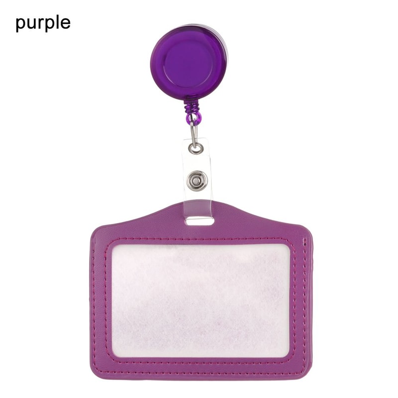 Unisex Work Card Holders With Lanyard PU Bank Card Name Credit Card Holders Card Bus ID Holders Identity Badge With Neck Strap