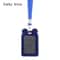 Unisex Work Card Holders With Lanyard PU Bank Card Name Credit Card Holders Card Bus ID Holders Identity Badge With Neck Strap