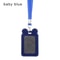 Unisex Work Card Holders With Lanyard PU Bank Card Name Credit Card Holders Card Bus ID Holders Identity Badge With Neck Strap