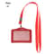 Unisex Work Card Holders With Lanyard PU Bank Card Name Credit Card Holders Card Bus ID Holders Identity Badge With Neck Strap
