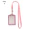 Unisex Work Card Holders With Lanyard PU Bank Card Name Credit Card Holders Card Bus ID Holders Identity Badge With Neck Strap