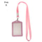 Unisex Work Card Holders With Lanyard PU Bank Card Name Credit Card Holders Card Bus ID Holders Identity Badge With Neck Strap