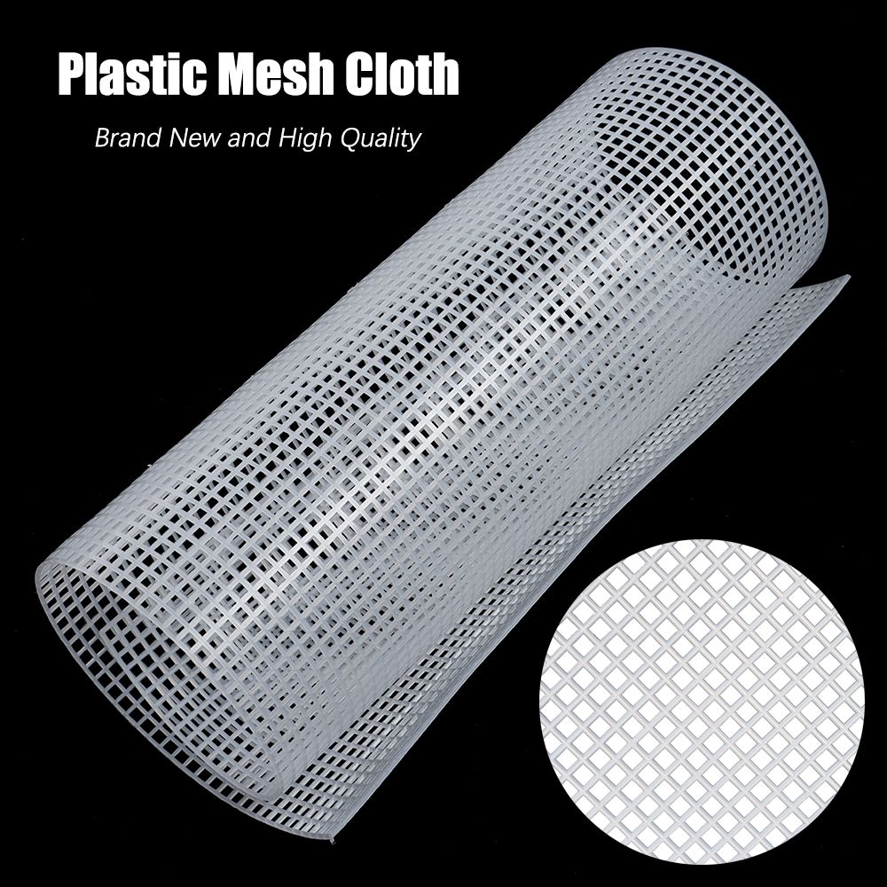 Handmade Plastic Mesh Cloth For Bag Rug Thread Hook DIY Handcraft Latch Hook Bags 1