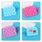 Soft Silicone Mini Holes Wallet Zipper Coin Purses, Card Holder, Money Bag for Women and Girls