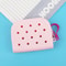 Soft Silicone Mini Holes Wallet Zipper Coin Purses, Card Holder, Money Bag for Women and Girls