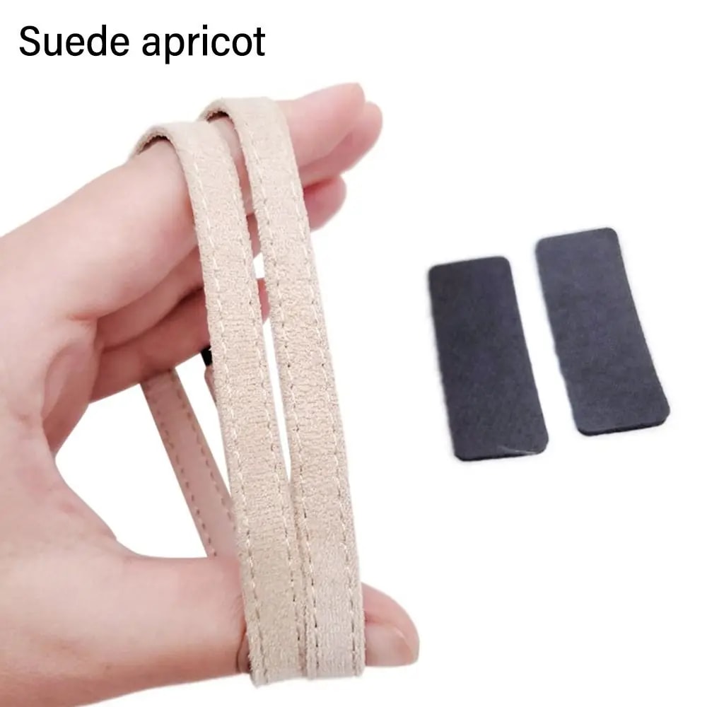 Convenient Anti-Loose Adjustable Detachable Fashion Leather Fixed Shoes Strap for Women, High Heels Shoelaces