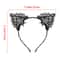 Cute Lace Black Cat Ears Headband For Women Sexy Cosplay Hair Hoop For Girls Halloween Party Decora 4