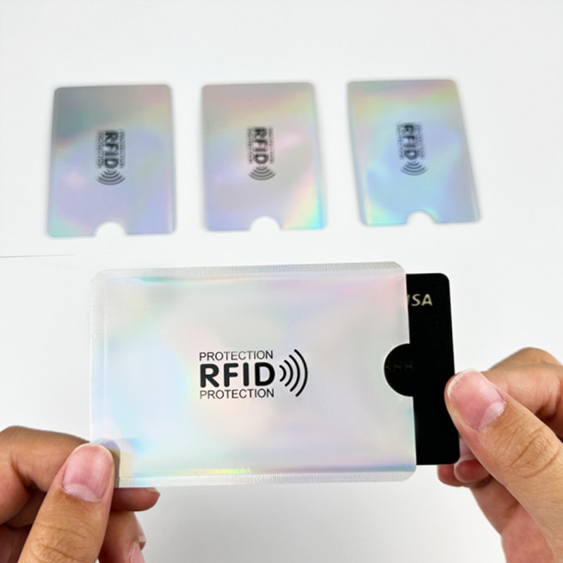 Portable RFID Blocking Sleeves, Multi-color Credit Card Protector, Protect Your Cards From Electronic Theft