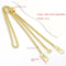 Metal Purse Chain Strap Handle for Handbag Shoulder Crossbody Bag with Adjustable Length and Ball