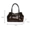 Fashion New Oil PU Leather Handbag Large Capacity Women Shoulder Bag Multifunctional Tote Underarm 5