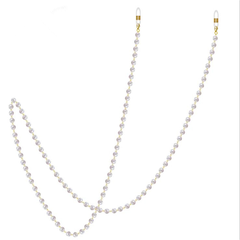 Pearl Chain for Sunglasses, Lanyard Fashion Glasses Chain for Women, Neck Strap Cords Casual Accessories
