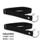 Women High Heels Adjustable Elastic Shoe Strap Belt U-shaped Pearl Lazy Shoelace Anti-drop Heels Accessories