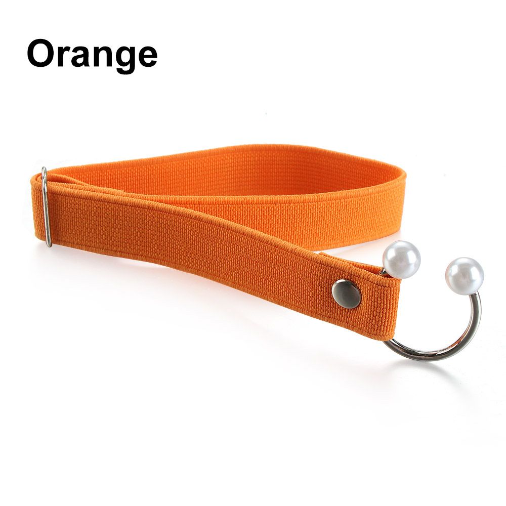 Women High Heels Adjustable Elastic Shoe Strap Belt U-shaped Pearl Lazy Shoelace Anti-drop Heels Accessories